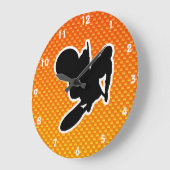 Grande Horloge Ronde Yellow Orange Motocross Whip (Angle)