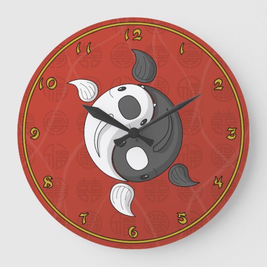 Grande Horloge Ronde Yin and Yang the Koi Clock (Recto)