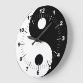 Grande Horloge Ronde Yin Yang (Angle)