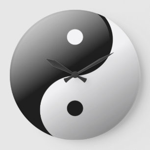 Grande Horloge Ronde Yin Yang