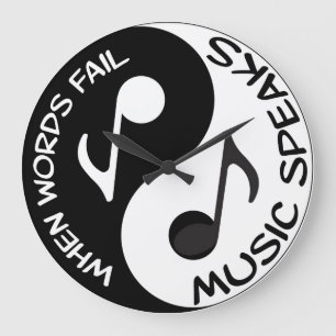 Grande Horloge Ronde Yin yang