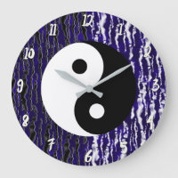 Yin Yang Bleu Tranquillité Énergie Zen
