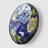 Grande Horloge Ronde Yin-Yang Harmony on Our Planète (Angle)