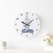 Grande Horloge Ronde Yoga clock (Maison)