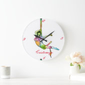 Grande Horloge Ronde Yoga Thunder_Cove (Maison)
