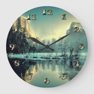 Grande Horloge Ronde Yosemite Park Sunrise