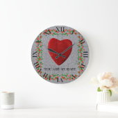 Grande Horloge Ronde You are my rose (Maison)
