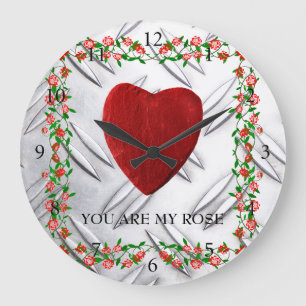 Grande Horloge Ronde You are my rose