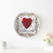 Grande Horloge Ronde You are my rose (Maison)