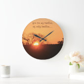 Grande Horloge Ronde You are my sunshine, wall clock (Maison)