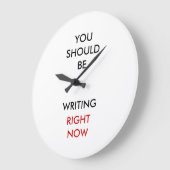 Grande Horloge Ronde You should be writing right now. (Angle)