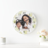 Grande Horloge Ronde Your Photo Clock (Maison)