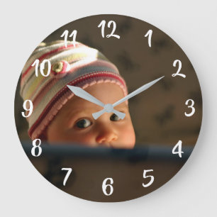 Grande Horloge Ronde Your Photo Keepsake