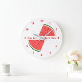 Grande Horloge Ronde Your Text (Maison)