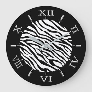 Grande Horloge Ronde Zebra Stripes dial on