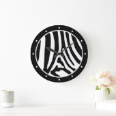 Grande Horloge Ronde Zèbre (Maison)