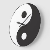 Grande Horloge Ronde Zen Yin Yang (Angle)