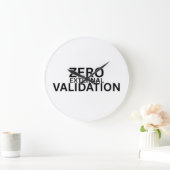 Grande Horloge Ronde Zero External Validation Modern Acrylic Clock (Maison)