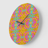 Grande Horloge Ronde ZINGARO acrylic wall clock  (Angle)