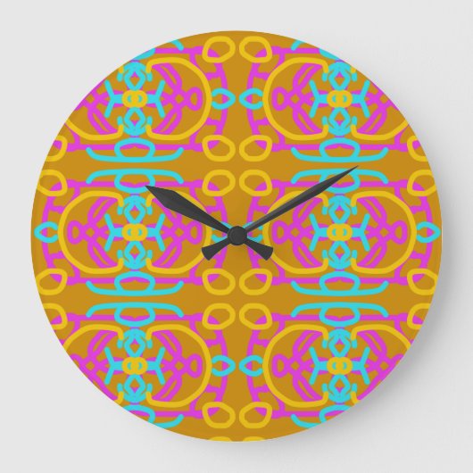 Grande Horloge Ronde ZINGARO acrylic wall clock  (Recto)
