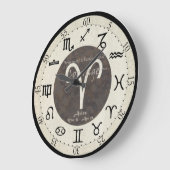Grande Horloge Ronde Zodiac Clock (Angle)