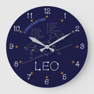 Grande Horloge Ronde Zodiac Constellation Leo