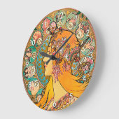 Grande Horloge Ronde Zodiac, Mucha (Angle)