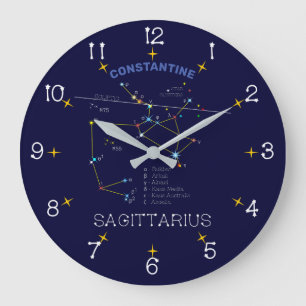 Grande Horloge Ronde Zodiaque Sagittarius
