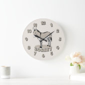 Grande Horloge Ronde Zonkey (Maison)