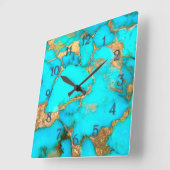 grande horloge turquoise (Angle)