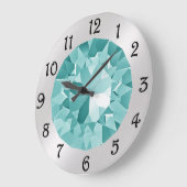 Grande horloge Turquoise Gem (Angle)