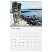 Grande île de calendrier mural d'Hawaï (Mar 2027)
