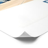 Grande impression d'art mural blanc - Colombie-Bri (Coin)