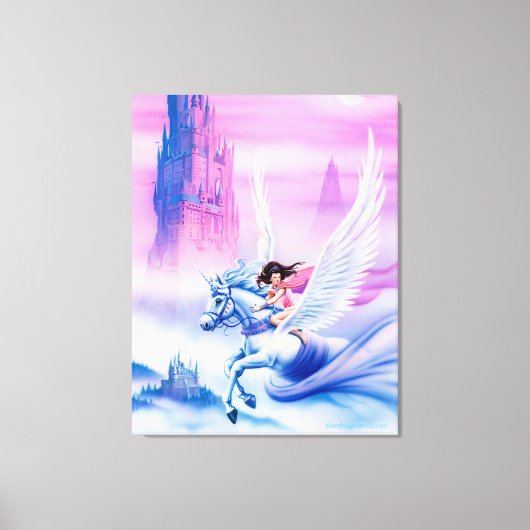 Grande impression de toile étirée princesse Unicor (Recto)