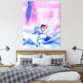 Grande impression de toile étirée princesse Unicor (Insitu(Chambre))