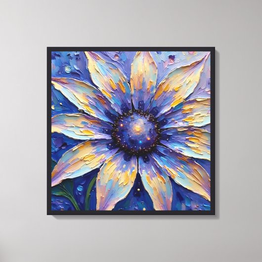 Grande Impression Fleur Bleue | Botanique (Recto)