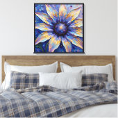 Grande Impression Fleur Bleue | Botanique (Insitu(Chambre))