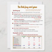 Grande impression - Le jeu de cartes - Réglage (Devant)