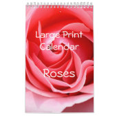 Grande impression Petits Roses Calendrier - Page u (Protection)