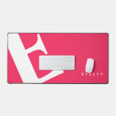 Grande initiale | Typographie moderne | Rose (Clavier et souris)