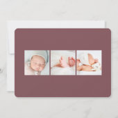 Grande introduction | Faire-part de naissance phot (Dos)