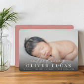 Grande introduction | Faire-part de naissance phot