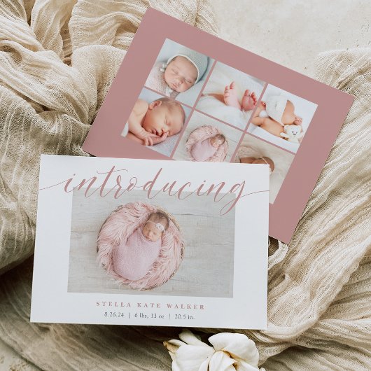 Grande introduction | Faire-part de naissance phot