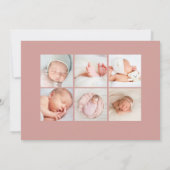 Grande introduction | Faire-part de naissance phot (Dos)