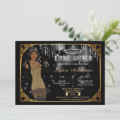 Grande invitation à la douche nuptiale de Gatsby A (Debout devant)