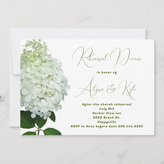 Grande invitation à la Mariage blanche (Devant)