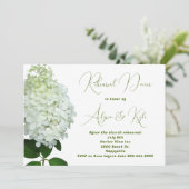 Grande invitation à la Mariage blanche (Debout devant)