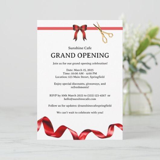 Grande invitation à l'ouverture (Debout devant)