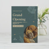 grande invitation à l'ouverture de boulangerie (Debout devant)