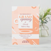 grande invitation à l'ouverture de la boulangerie  (Debout devant)